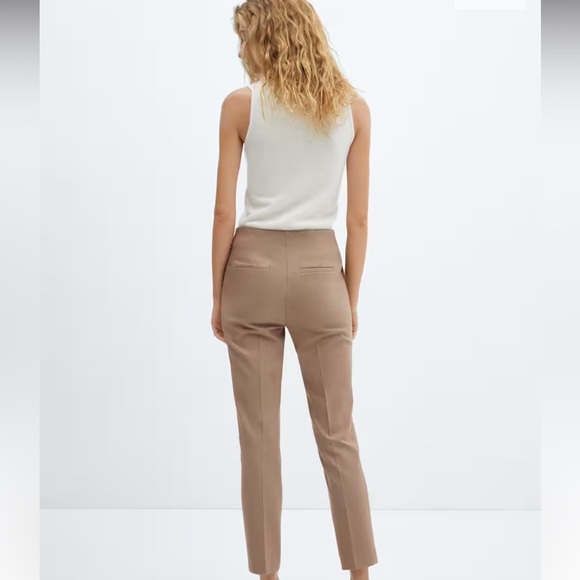 Mango Cropped Dress Pants Size 10 NWT - Picture 2 of 6